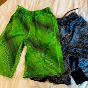 Two pairs athletic shorts